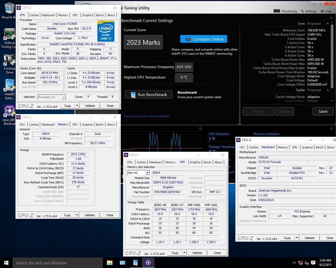 Νέα πρωτιά του Core i7 6700K στο Intel XTU