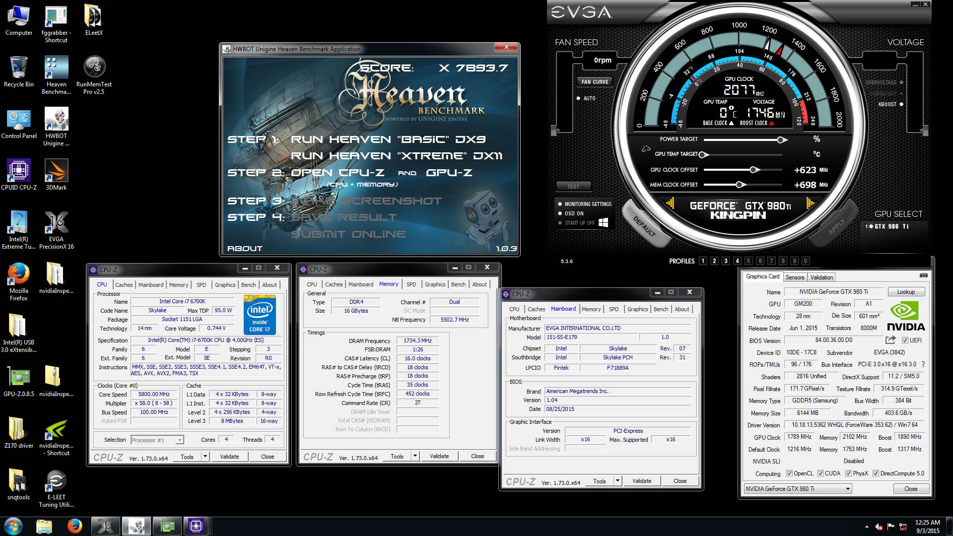 Global Top Score του Kingpin στο Heaven Xtreme με μια GTX 980 Ti