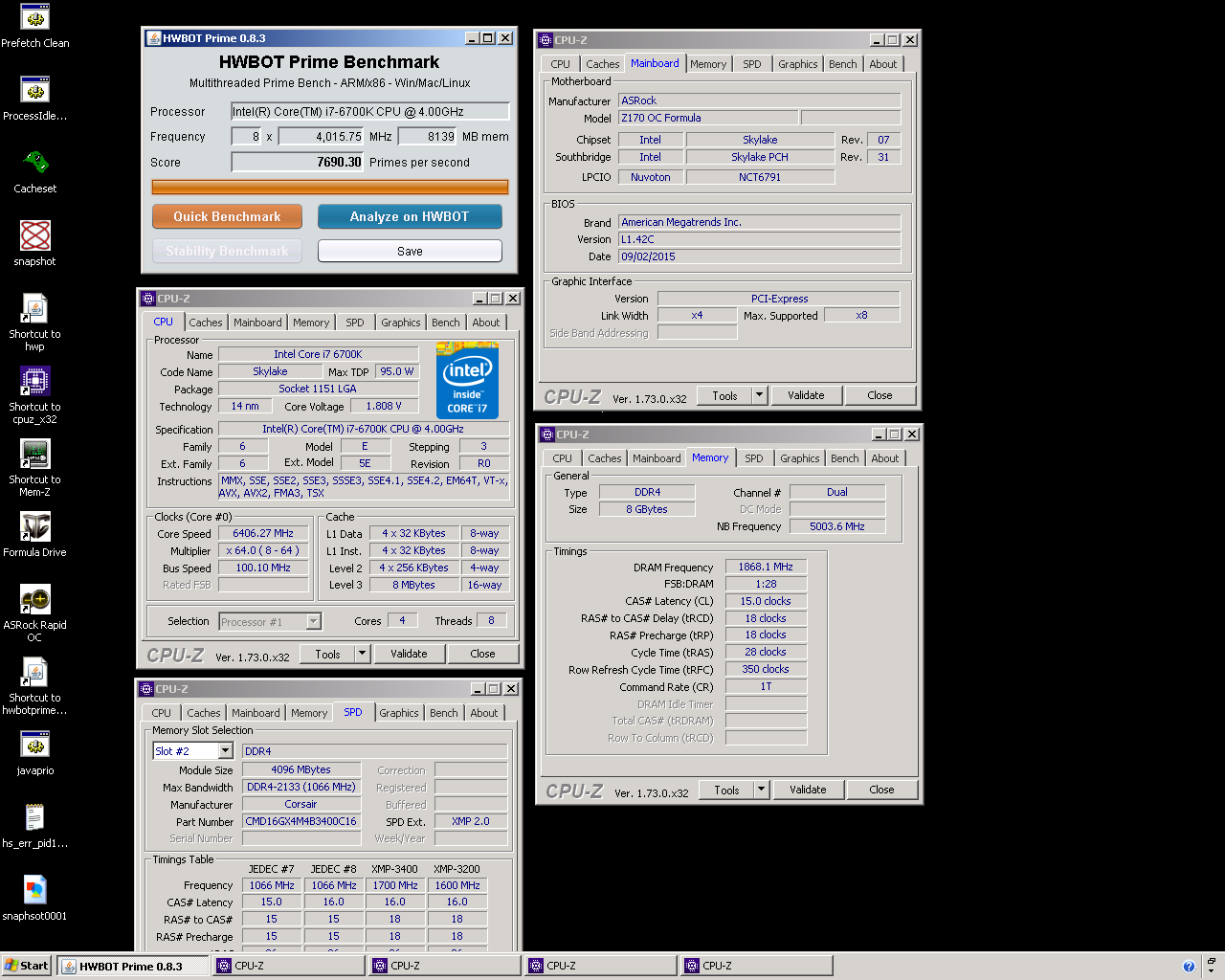 Νέο Top Score του Splave στο Hwbot Prime  με τον 6700Κ