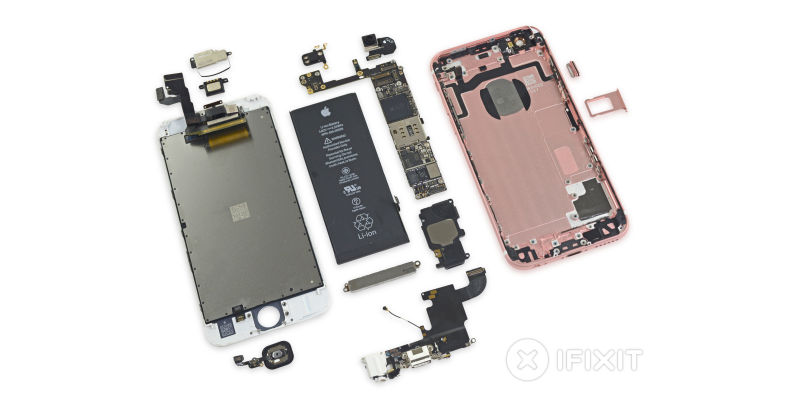 iPhone 6S Teardown: Μικρότερη μπαταρία αλλά επισκευάσιμο σύμφωνα με το iFixit