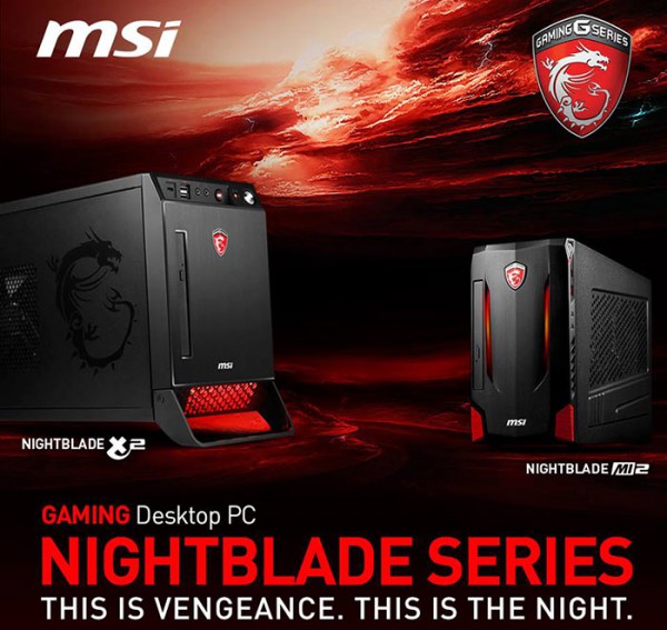 Νέα Nightblade X2 και MI2 Gaming PC ανακοίνωσε η MSI