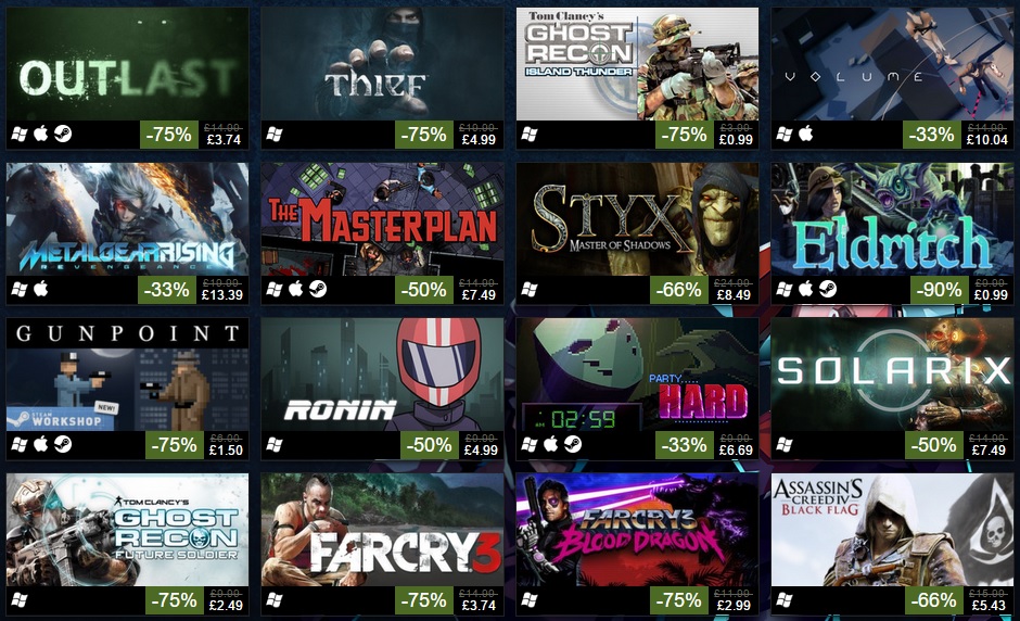 Steam Stealth Sales: Πολλά games σε προσφορά