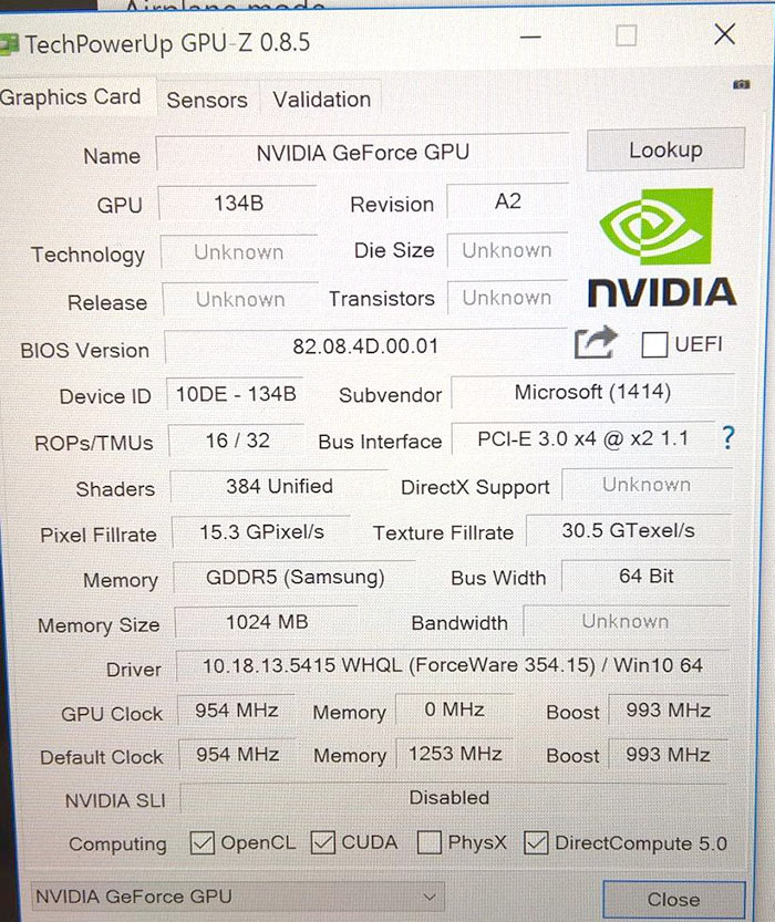 Πληροφορίες για την NVIDIA GPU του νέου Surface Book