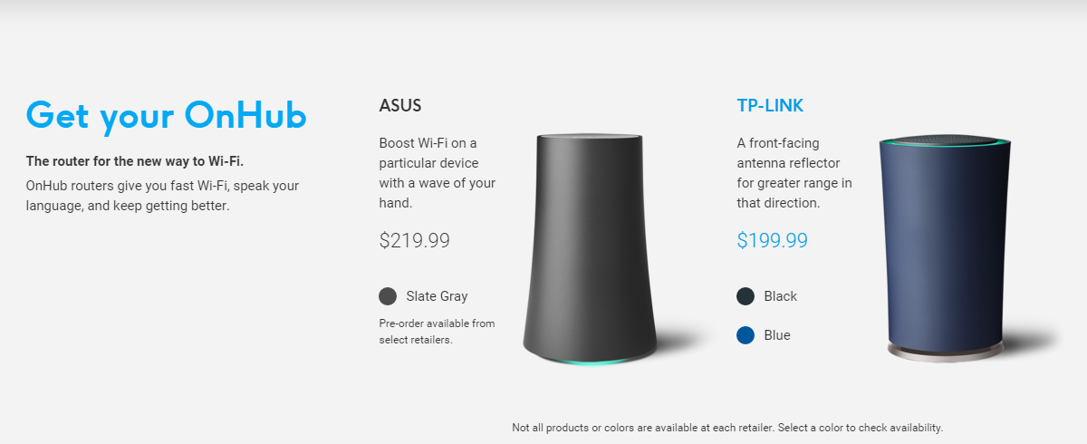 Η Google ανακοίνωσε τον OnHub WiFi Router