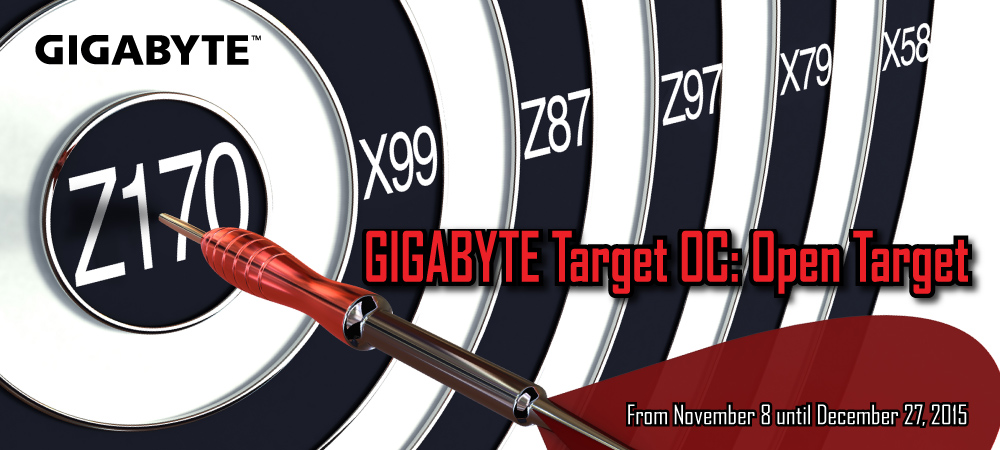 GIGABYTE Target OC: Open Target challenge