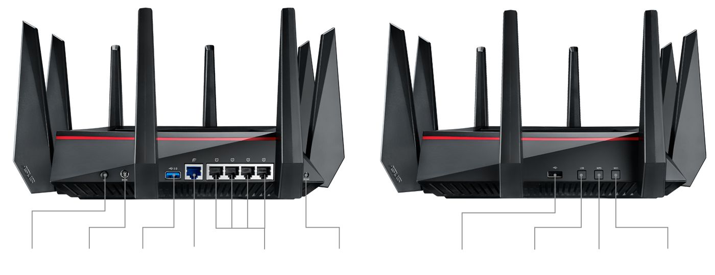 ASUS RT-AC5300: Tri-Band Router με ταχύτητες έως 5334Mbps