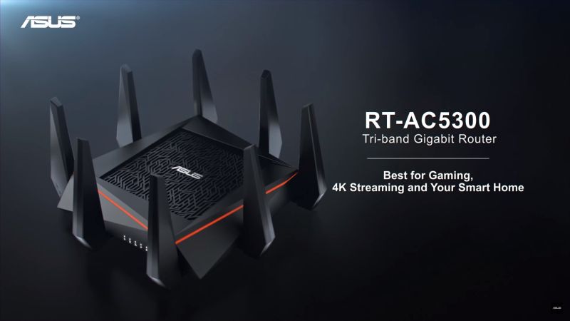 ASUS RT-AC5300: Tri-Band Router με ταχύτητες έως 5334Mbps