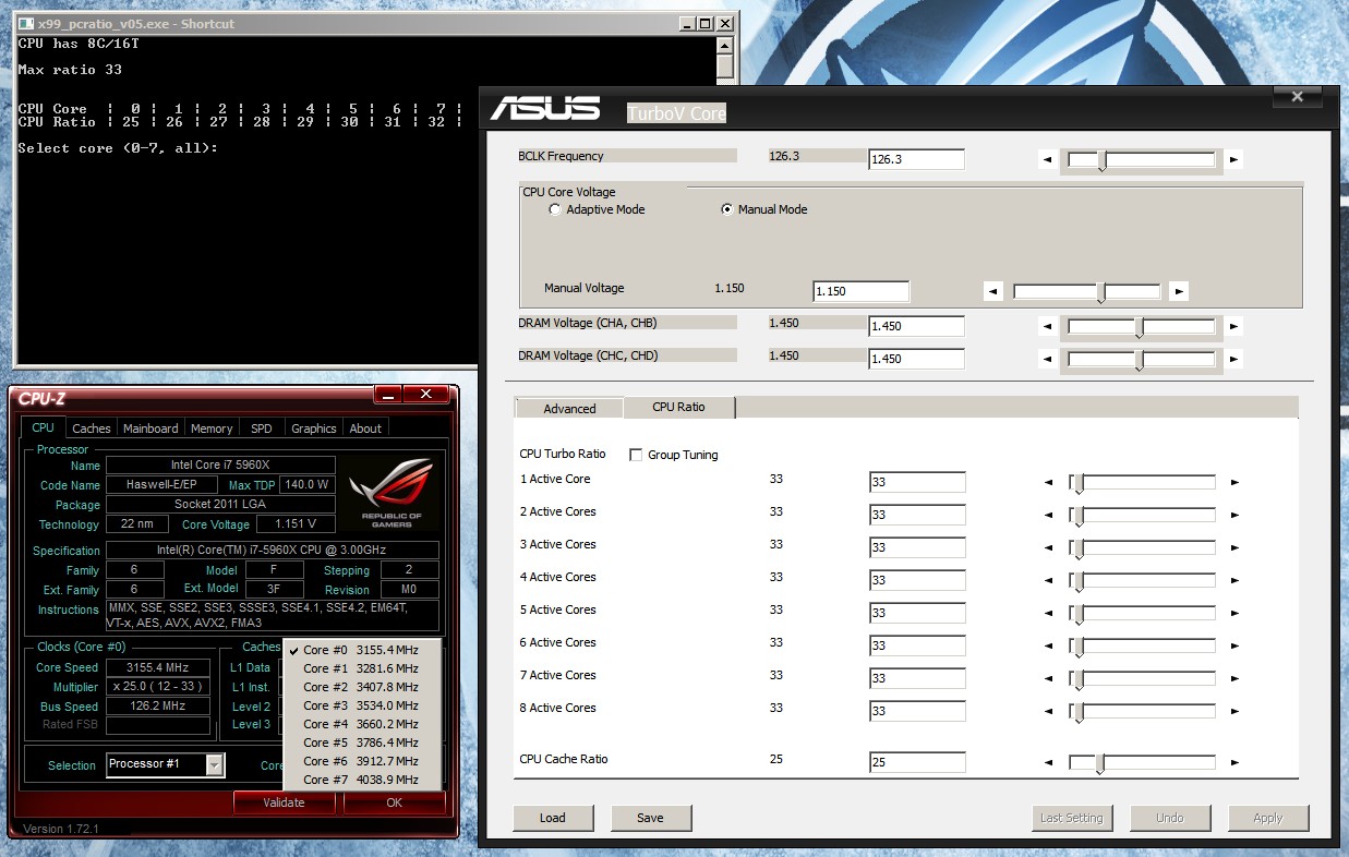 Ανεξάρτητο Core Overclocking σε Haswell-E CPUs από τον Elmor