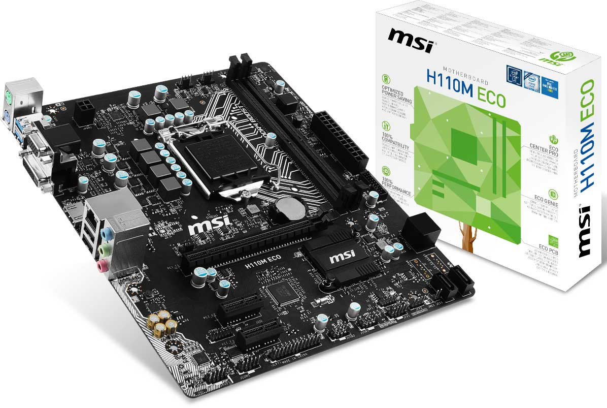 Νέα σειρά ECO μητρικών LGA 1151 ανακοίνωσε η MSI