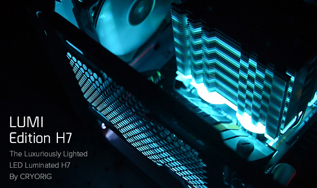 Η Cryorig H7 αναβαθμίζεται με RGB φωτισμό για πολύχρωμα builds!