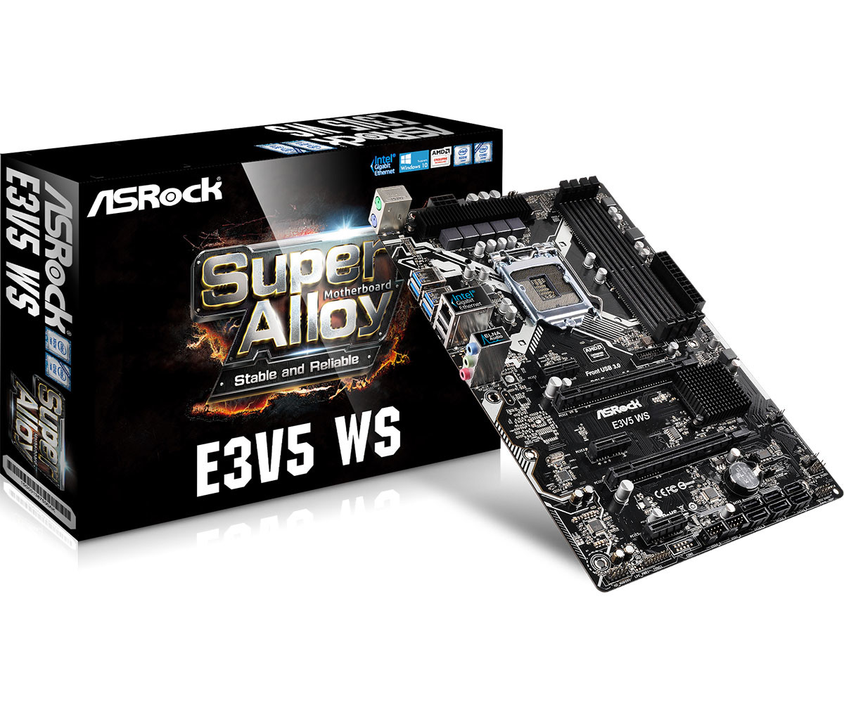 ASRock: Νέες LGA 1151 μητρικές με το C232 Chipset