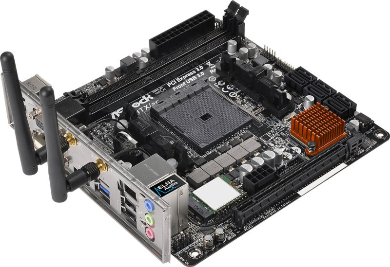 ASRock: Νέα ITX μητρική για FM2+ CPUs με ενσωματωμένο WiFi