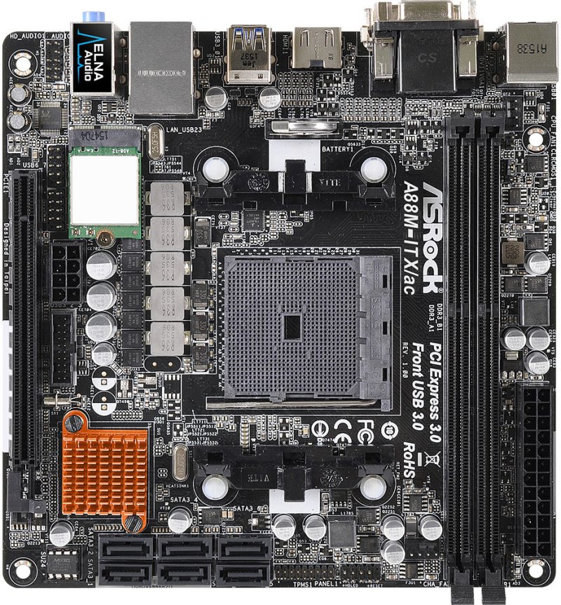 ASRock: Νέα ITX μητρική για FM2+ CPUs με ενσωματωμένο WiFi