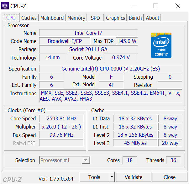 Intel Xeon E5-2600 V4 Broadwell-EP ES στο Ebay προς $999