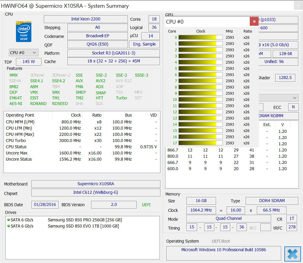 Intel Xeon E5-2600 V4 Broadwell-EP ES στο Ebay προς $999