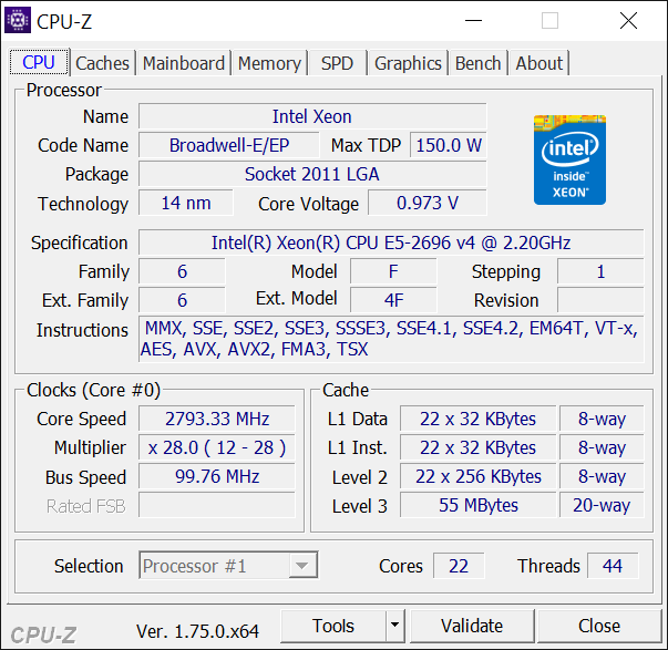 Intel Xeon E5-2600 V4 Broadwell-EP ES στο Ebay προς $999