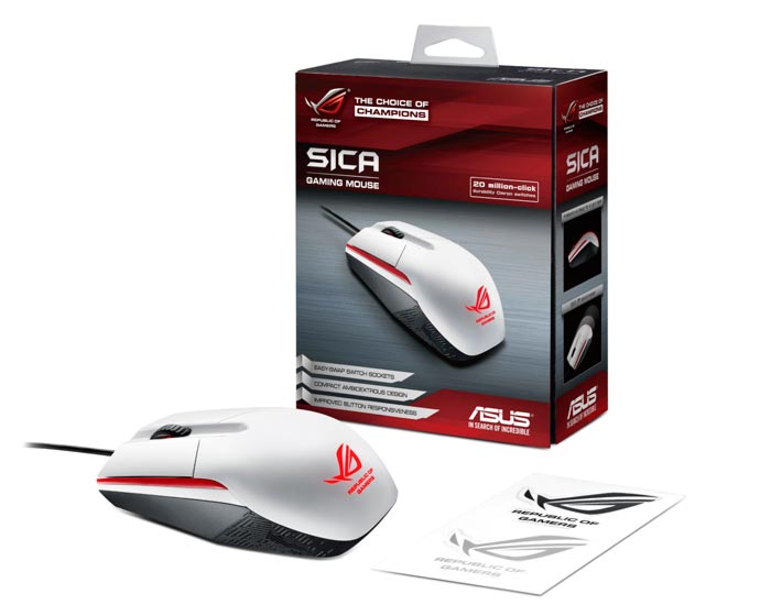 Νέα έκδοση του ASUS ROG Sica Gaming Mouse