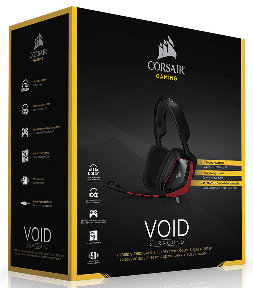 Η Corsair επεκτείνει τα VOID Surround Headsets της