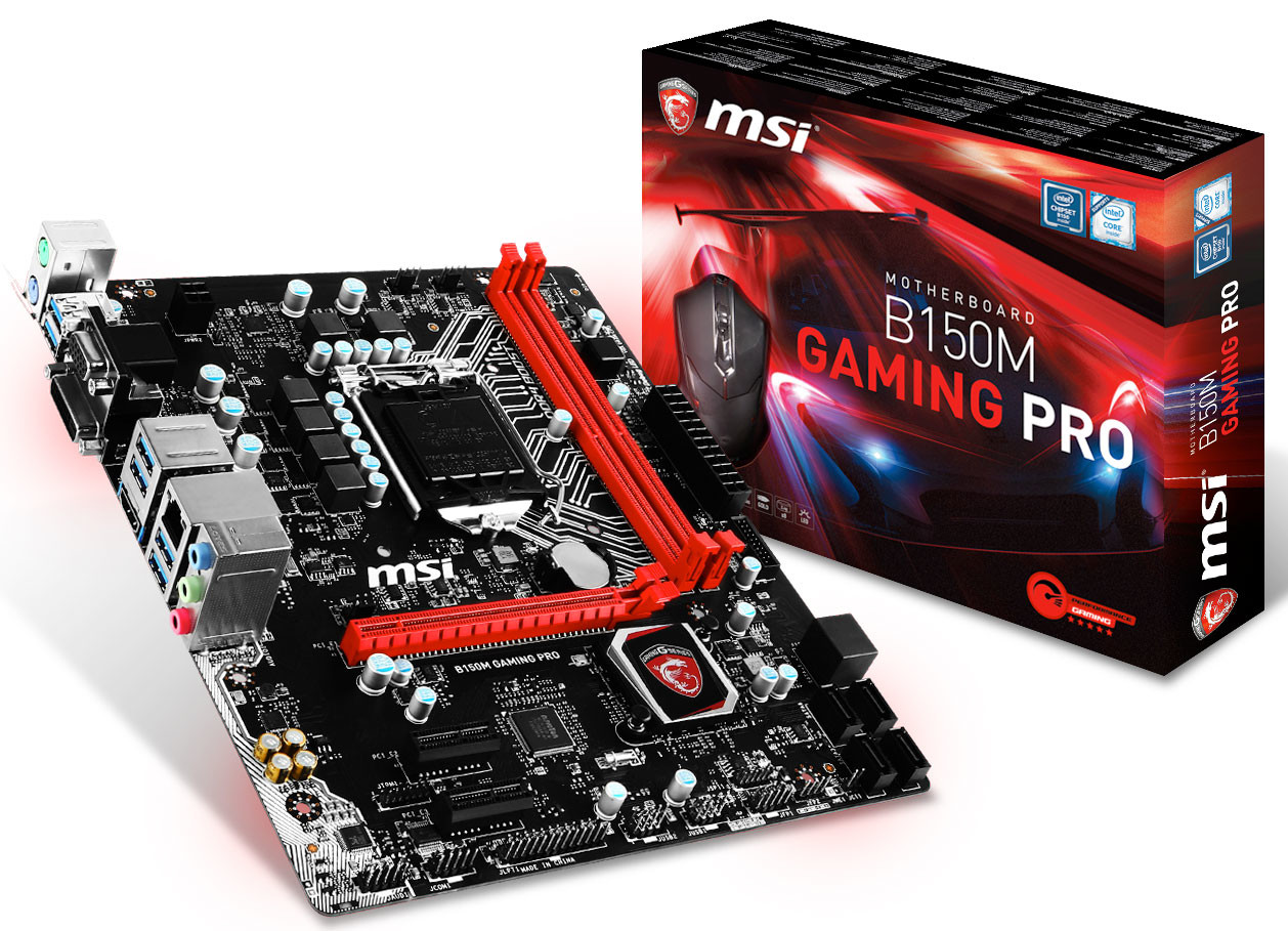 Η μητρική MSI B150M Gaming Pro επίσημα στην αγορά