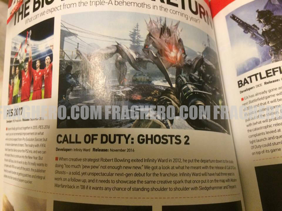 Call of Duty Ghost 2: Διέρρευσε πιθανή ημερομηνία κυκλοφορίας