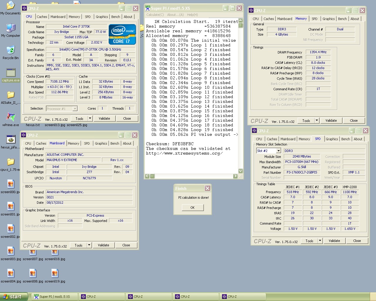 Παγκόσμιο Ρεκόρ στο SuperPi 1M με έναν Core i7 3770K