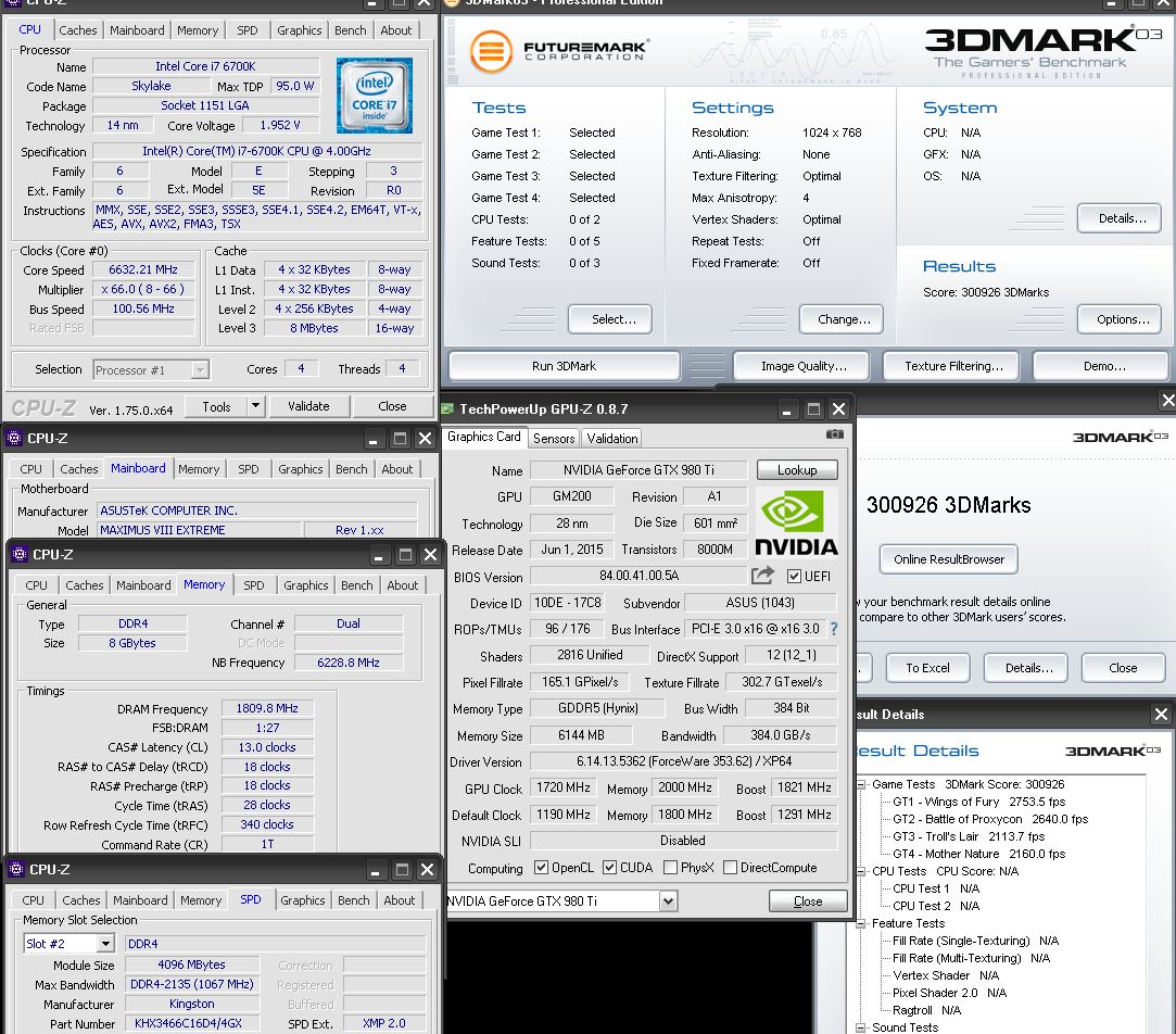 Ξεπέρασε τις 300k ο Smoke στο 3DMark03 με την GTX 980 Ti