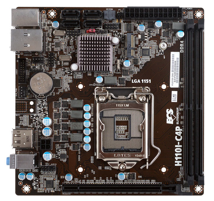 H110I-C4P: Το νέο mini-ITX Motherboard της ECS