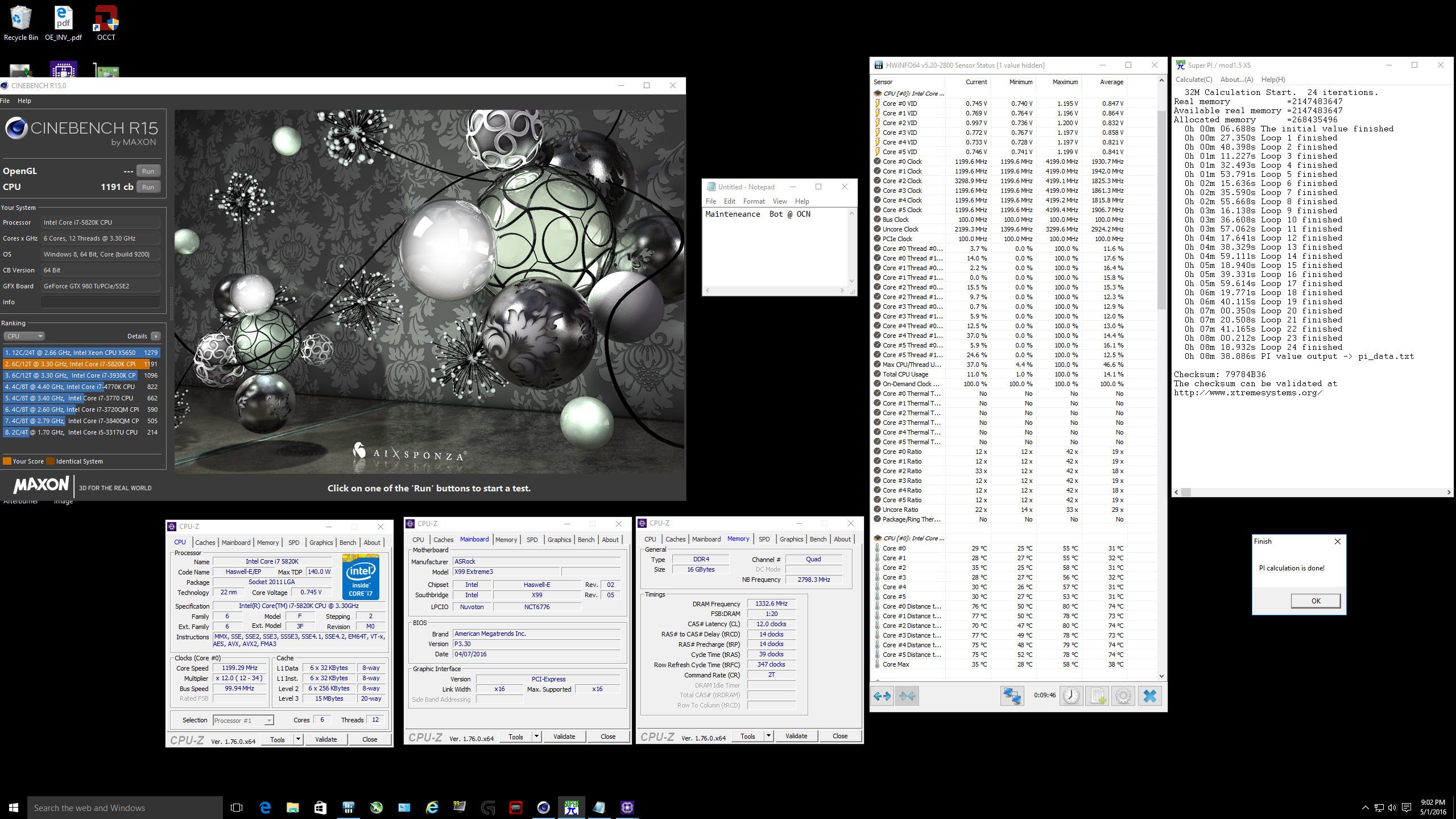 Οι πρώτες μετρήσεις του εξαπύρηνου Intel Core i7-6850K CPU