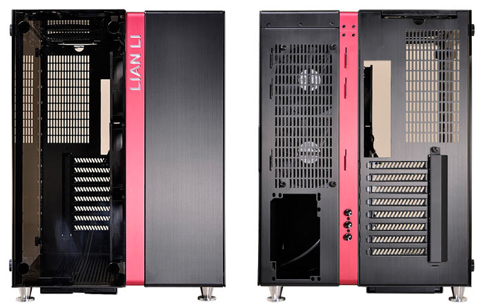 Το Lian Li PC-09 των δύο τμημάτων έρχεται με ευρύ παράθυρο