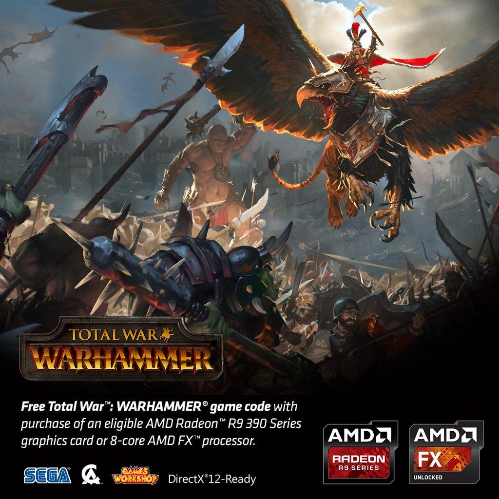 Το Total War: Warhammer Δωρεάν με Radeon GPUs & FX CPUs