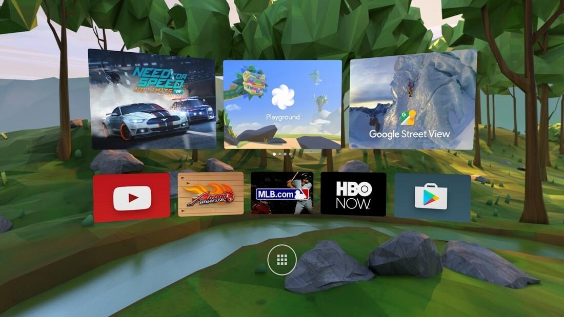 Google Daydream VR Headset και Android VR mode