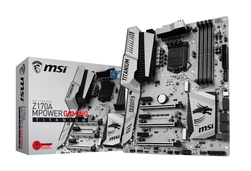 Νέες X99 και Z170 TITANIUM motherboards έρχονται σύντομα από την MSI