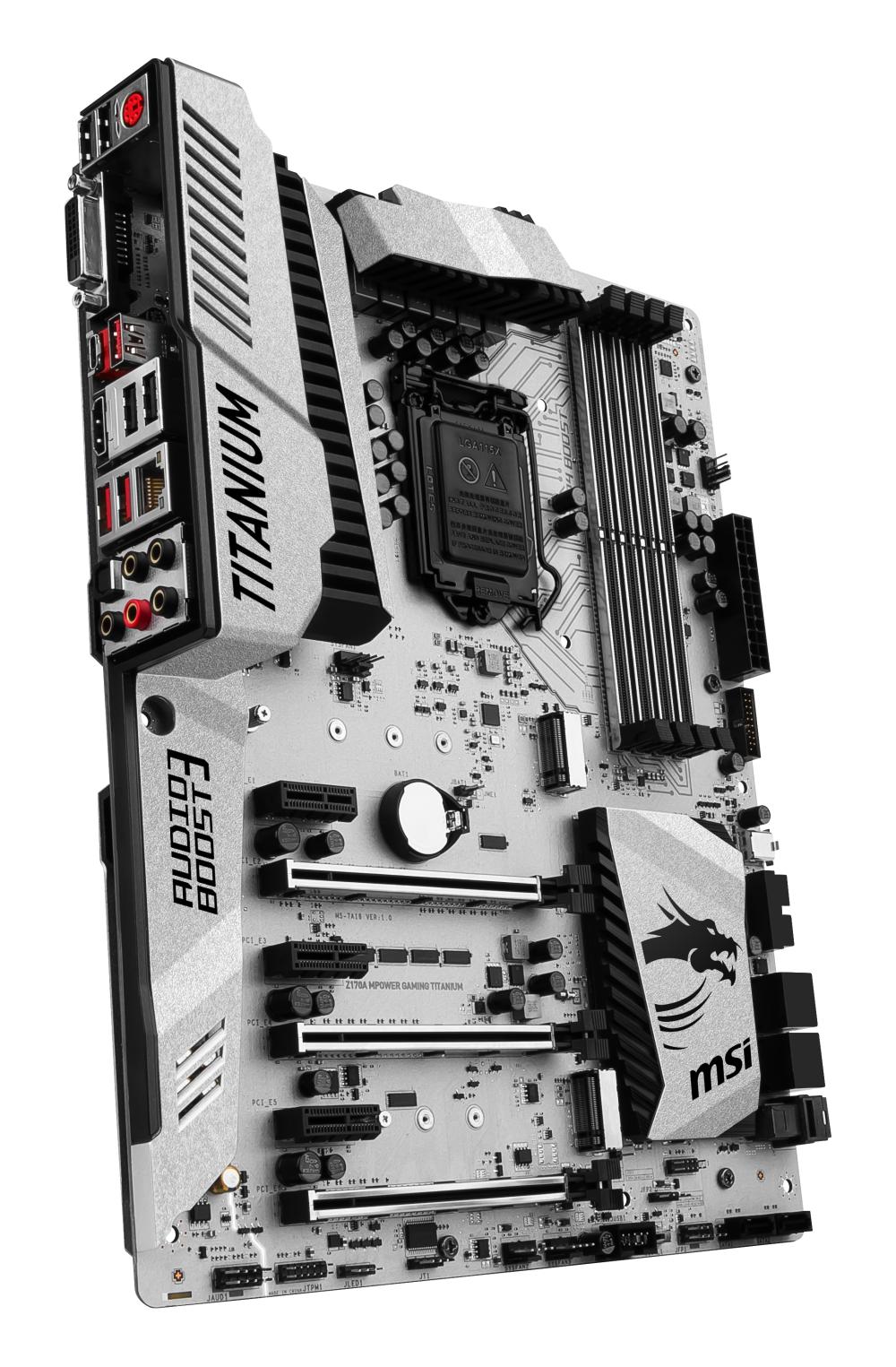 Νέες X99 και Z170 TITANIUM motherboards έρχονται σύντομα από την MSI