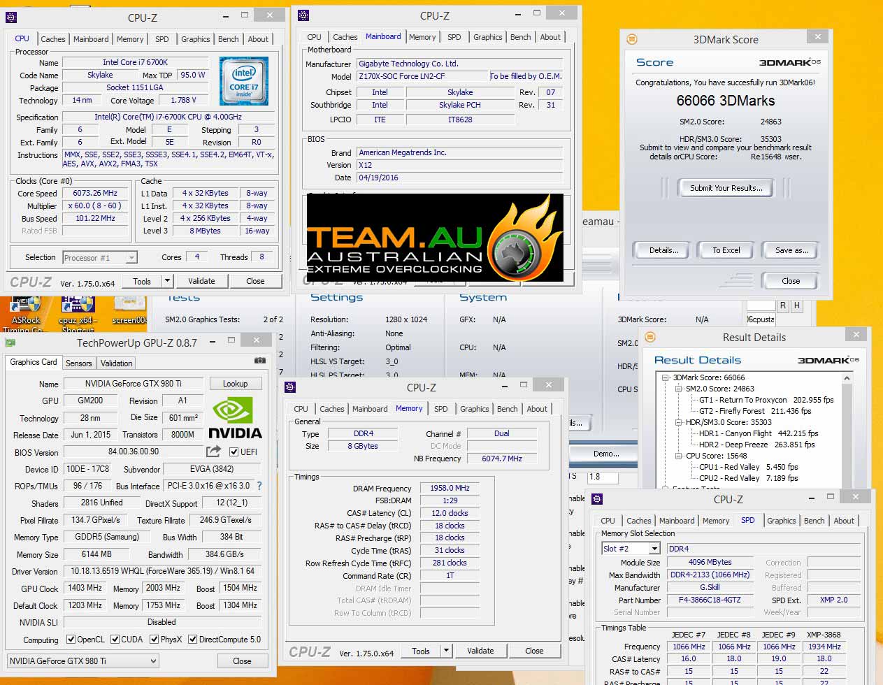 5 Παγκόσμια Ρεκόρ έσπασε η TeamAU με 980 Ti και 1080 GPUs