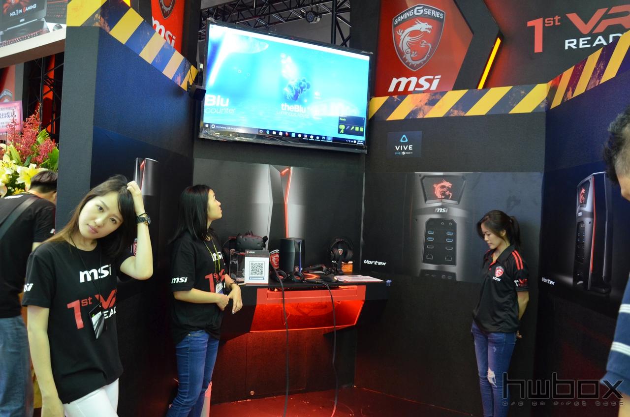 Computex 2016: MSI booth με VR Ready Laptop & Desktop