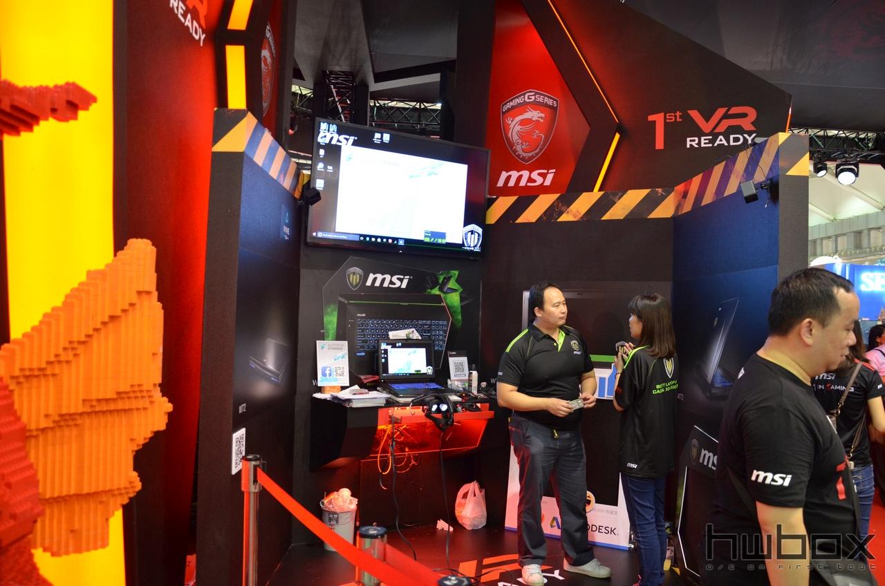 Computex 2016: MSI booth με VR Ready Laptop & Desktop