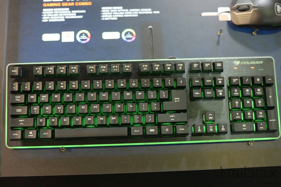 Computex 2016: Η Cougar και τα RGB Περιφερειακά της