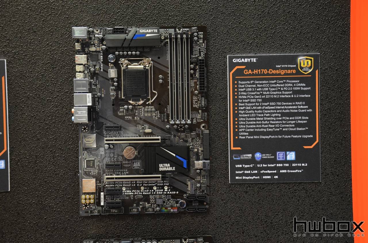 Computex 2016: Νέες μητρικές με έμφαση στο Design από τη GIGABYTE