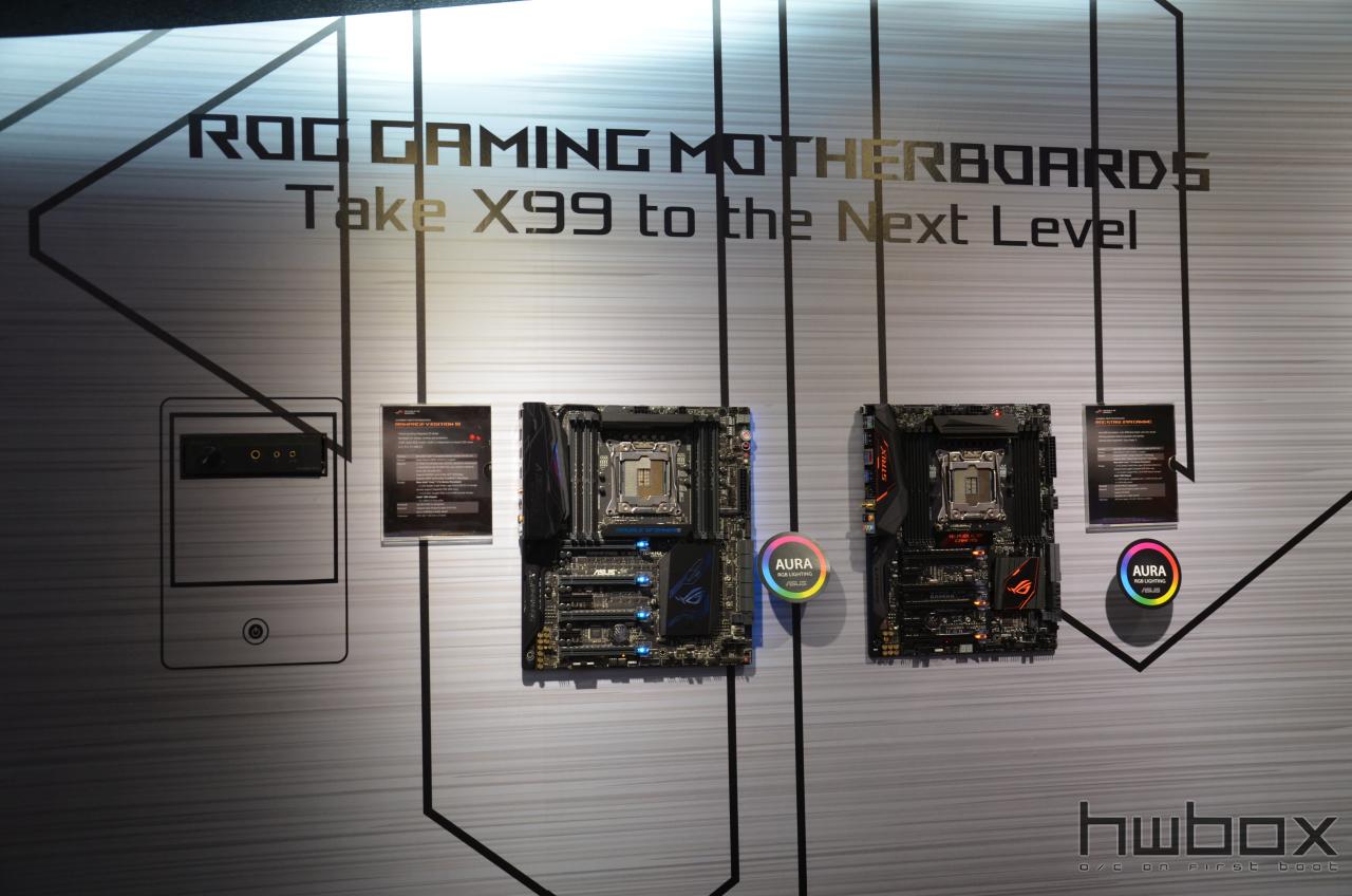 Computex 2016: Αποκάλυψη των μητρικών ASUS STRIX X99 Gaming & Rampage 10