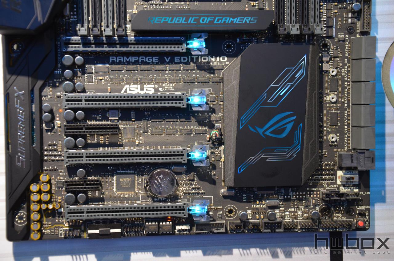 Computex 2016: Αποκάλυψη των μητρικών ASUS STRIX X99 Gaming & Rampage 10