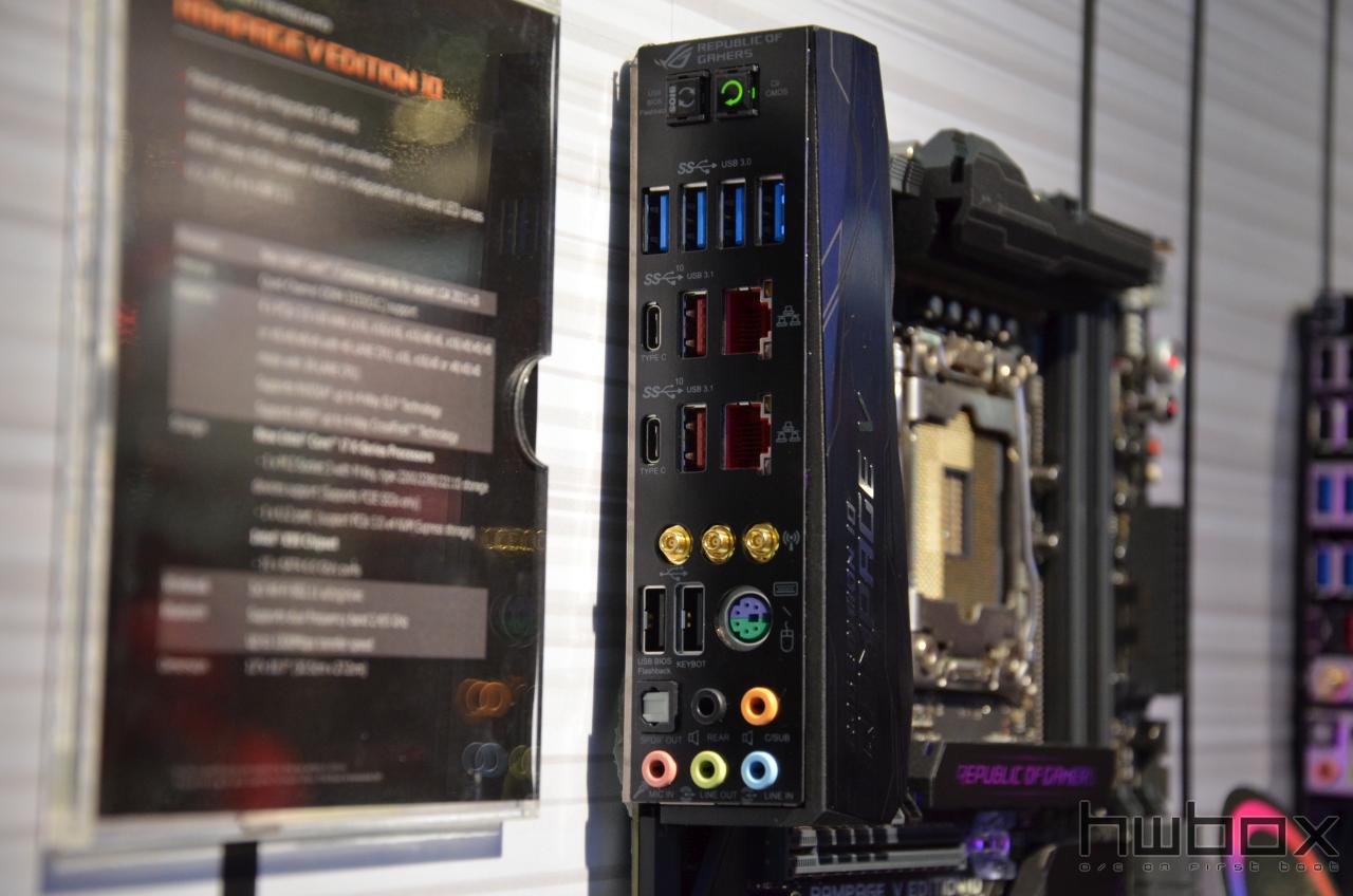 Computex 2016: Αποκάλυψη των μητρικών ASUS STRIX X99 Gaming & Rampage 10