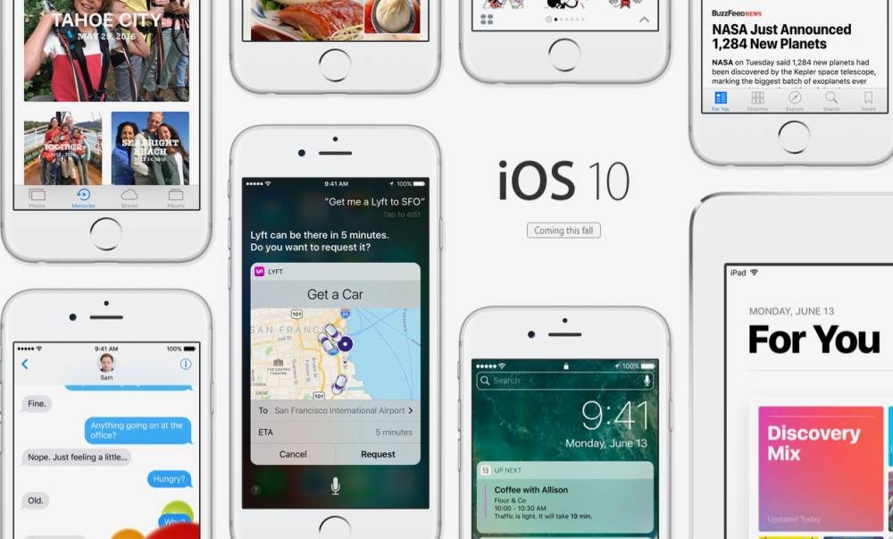 Η Apple παρουσίασε το λειτουργικό σύστημα iOS 10