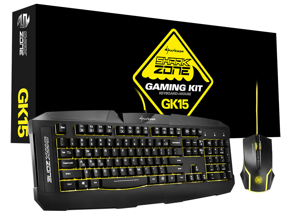 Η Sharkoon αποκαλύπτει το SHARK ZONE GK15 Gaming Bundle