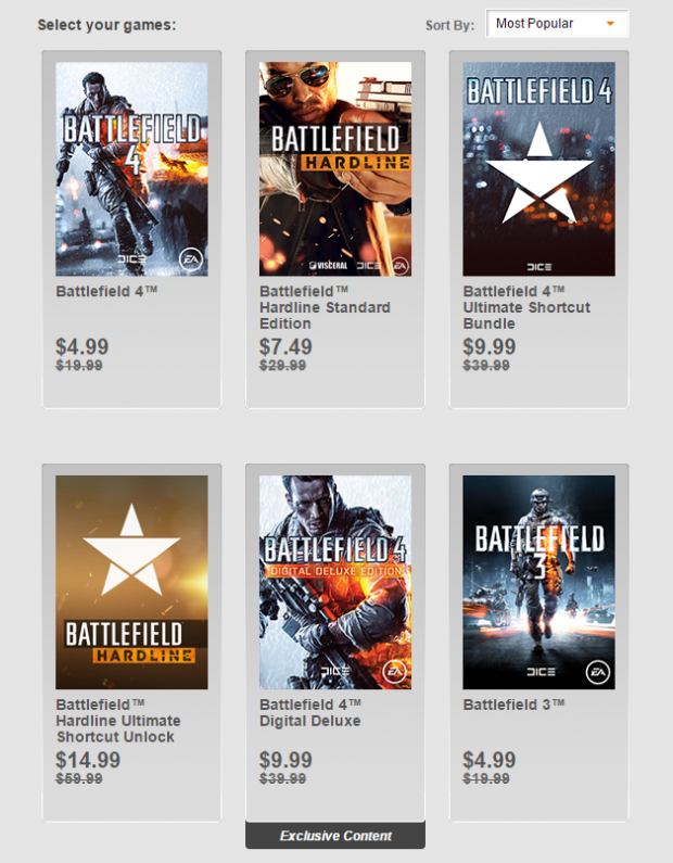 Στα $4.99 η τιμή του Battlefield 4 στο EA Origin