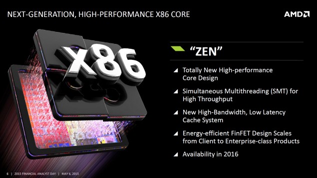 Η AMD αποκαλύπτει επίσημα τον Zen x86 CPU