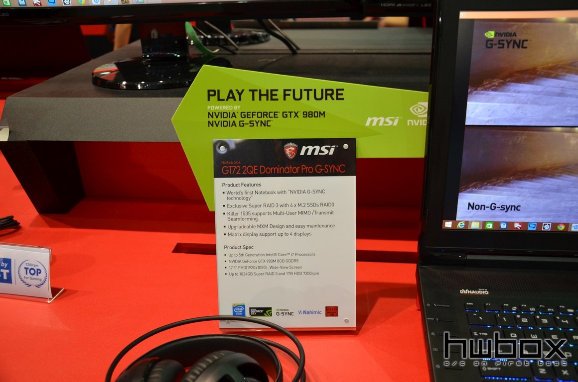 Computex 2015: MSI Booth, GAMING Notebooks και περιφερειακά