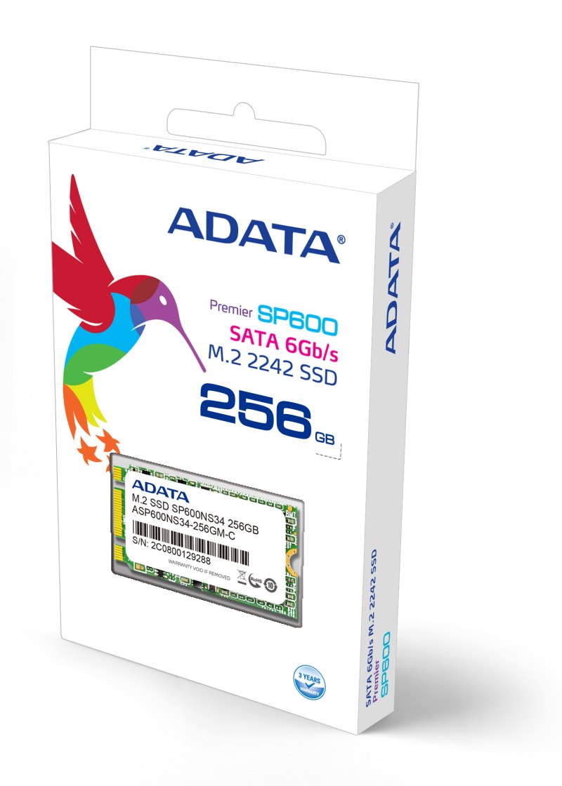 ADATA SP600NS34 M.2 2242 SATA 6Gb/s SSD