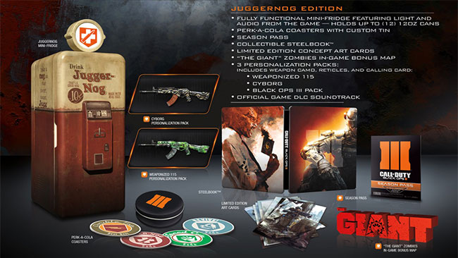 Πραγματικό μίνι ψυγείο στη collectorʼs του CoD: Black Ops 3