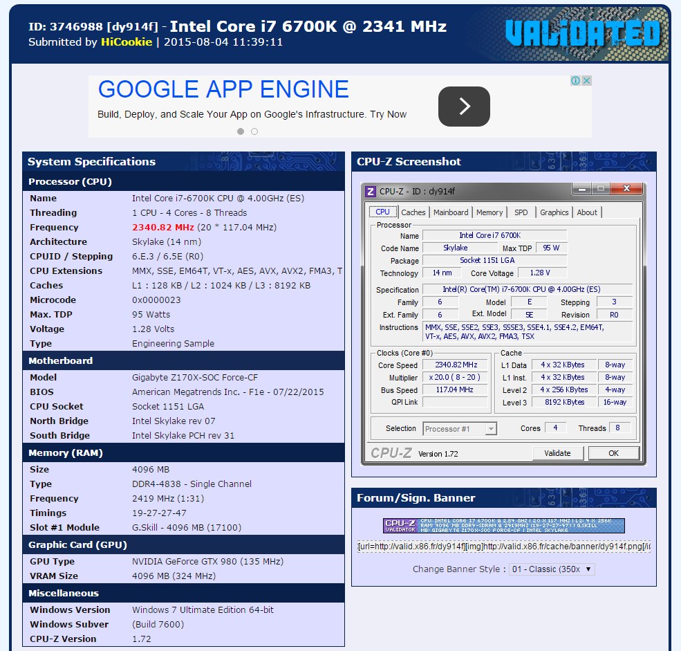 Hicookie: WR με τις DDR4 του να χτυπούν τα 2419MHz