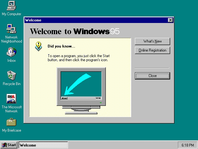 Τα Windows 95 γίνονται 20 ετών!